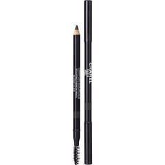 Карандаш с зеточкой для бровей Chanel Crayon Sourcils 1 г, 60 Noir Cendre цена и информация | Карандаши, краска для бровей | 220.lv