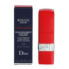 Lūpu krāsa Dior Rouge Dior Ultra Rouge 3,5 g, 436 Ultra Trouble cena un informācija | Lūpu krāsas, balzāmi, spīdumi, vazelīns | 220.lv