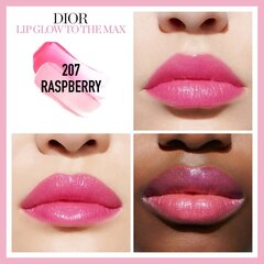 Губная помада-бальзам Dior Addict Lip Glow To The Max 3,5 г, 207 Raspberry цена и информация | Помады, бальзамы, блеск для губ | 220.lv
