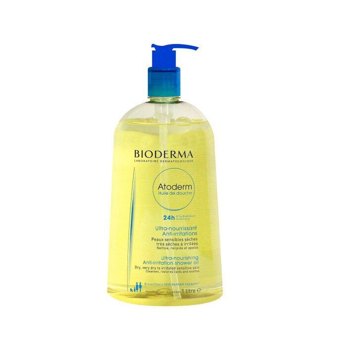 Dušas eļļa Bioderma Atoderm, 1000 ml cena un informācija | Dušas želejas, eļļas | 220.lv