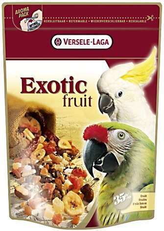 Barība ar tropiskiem augļiem lieliem papagaiļiem Versele-Laga, 600g цена и информация | Putnu barība | 220.lv
