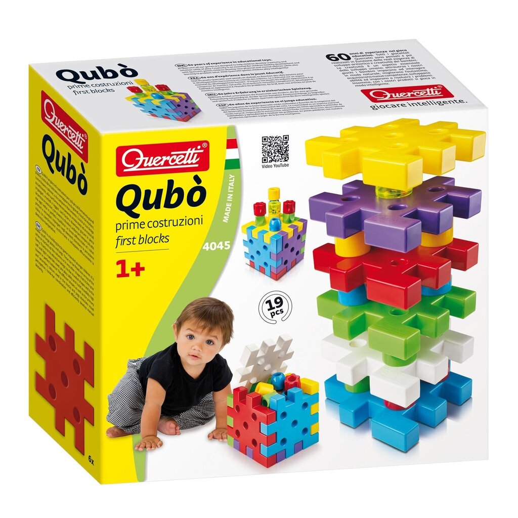 Konstruktors zīdaiņiem Quercetti Qubo цена и информация | Rotaļlietas zīdaiņiem | 220.lv
