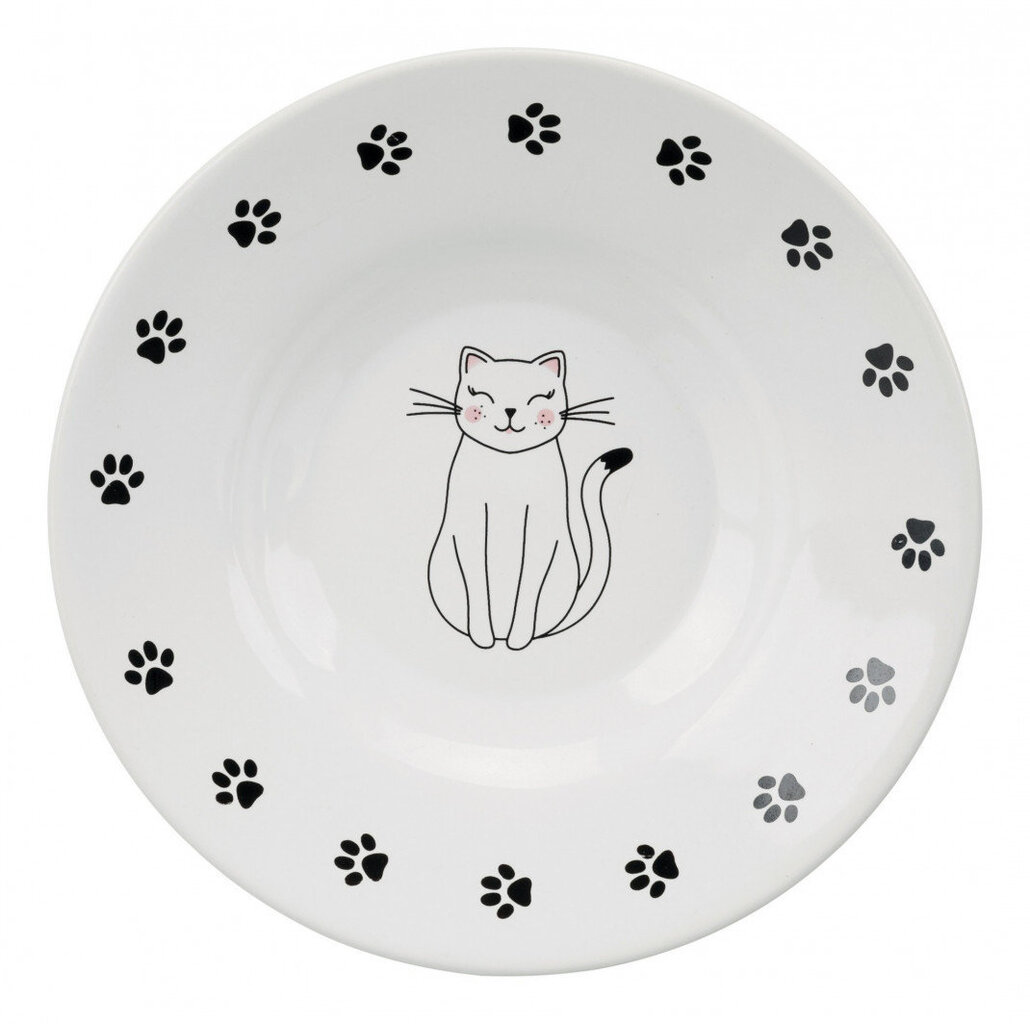 Keramiska bļoda kaķiem Trixie, 15 cm cena un informācija | Bļodas, kastes pārtikas | 220.lv