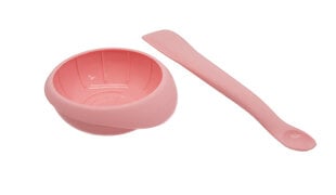 Комплект ложки и миски для пюрирования Marcus & Marcus Pink цена и информация | Детская посуда, контейнеры для молока и еды | 220.lv