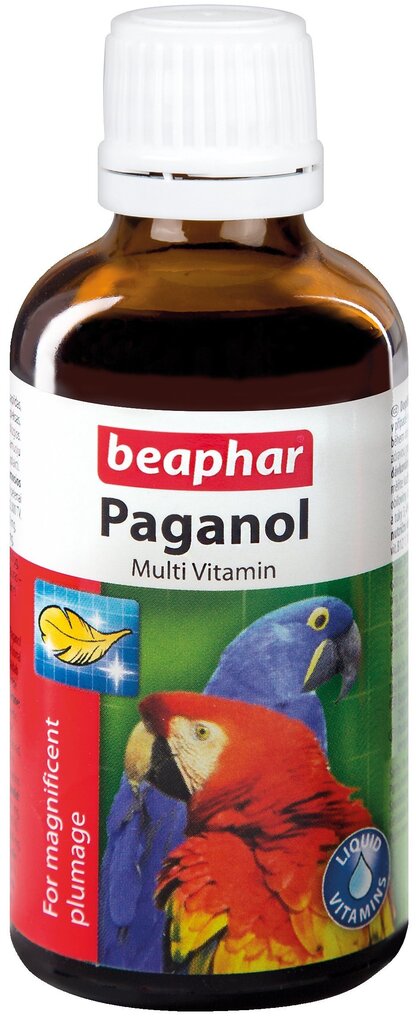 Vitamīni putniem Beaphar Paganol цена и информация | Putnu barība | 220.lv