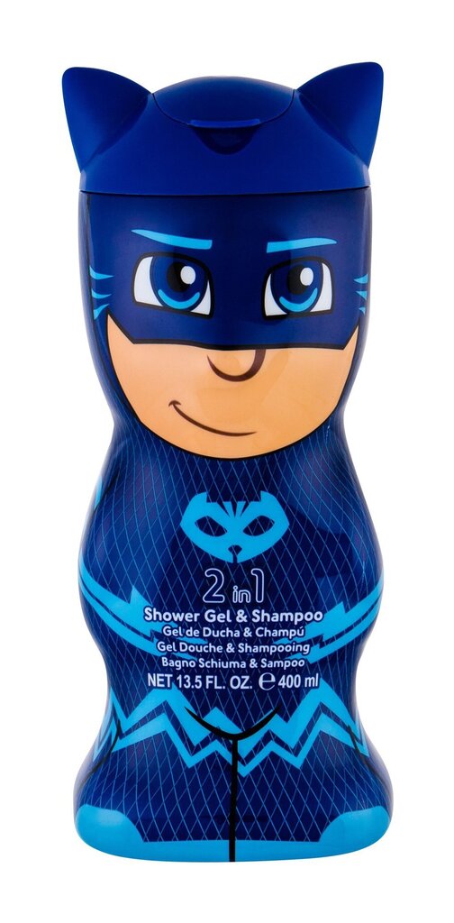 Šampūns un dušas želeja PJ Masks zēniem 400 ml cena un informācija | Bērnu kosmētika, līdzekļi jaunajām māmiņām | 220.lv