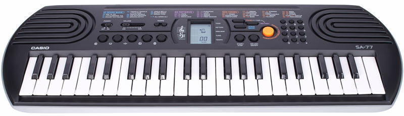 Bērnu sintezators Casio SA-77 cena un informācija | Taustiņinstrumenti | 220.lv