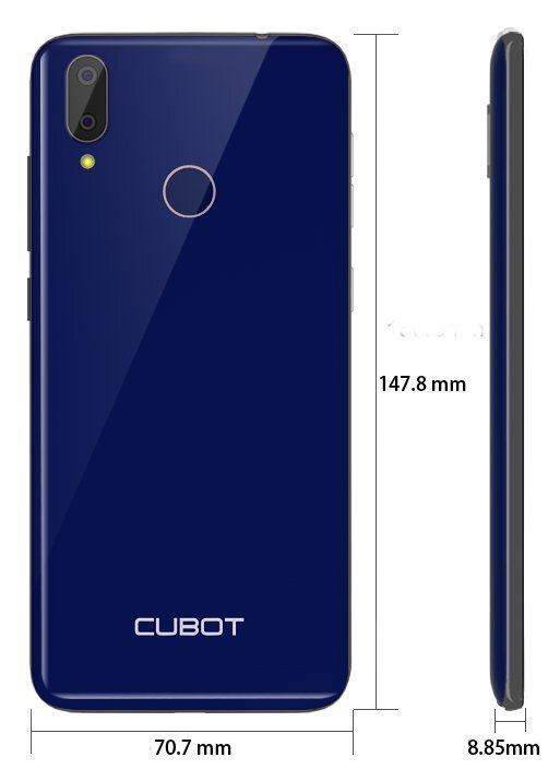 Cubot J7 Dual SIM, Zils цена и информация | Mobilie telefoni | 220.lv