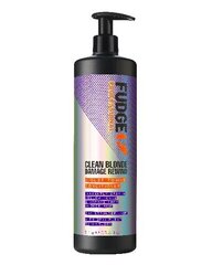 Dzeltenu toņu neitralizējošs kondicionieris gaišiem matiem Fudge Clean Blonde Damage Rewind Violet-Toning 1000 ml cena un informācija | Matu kondicionieri, balzāmi | 220.lv