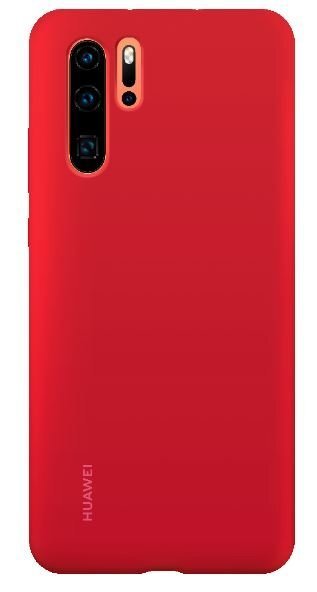 Huawei Original Silicone Case Red for Huawei P30 Pro cena un informācija | Telefonu vāciņi, maciņi | 220.lv