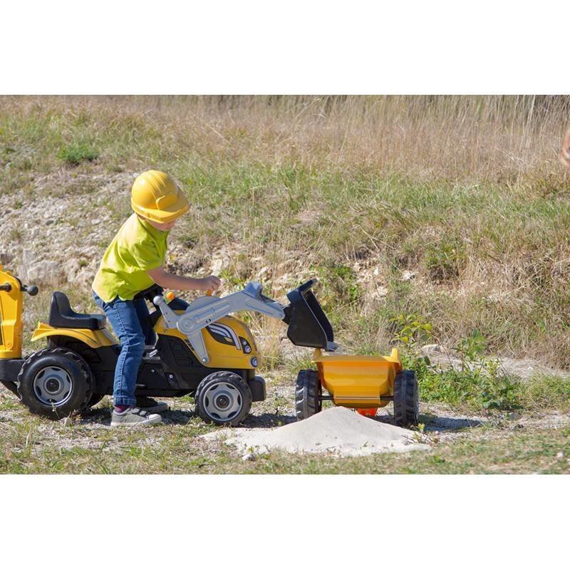Pedāļu minams bērnu traktors-iekrāvējs Smoby, 710301 цена и информация | Rotaļlietas zēniem | 220.lv