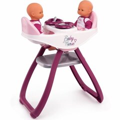 Стульчик для кормления кукол-близнецов Simba Smoby Baby Nurse, 220344 цена и информация | Игрушки для девочек | 220.lv