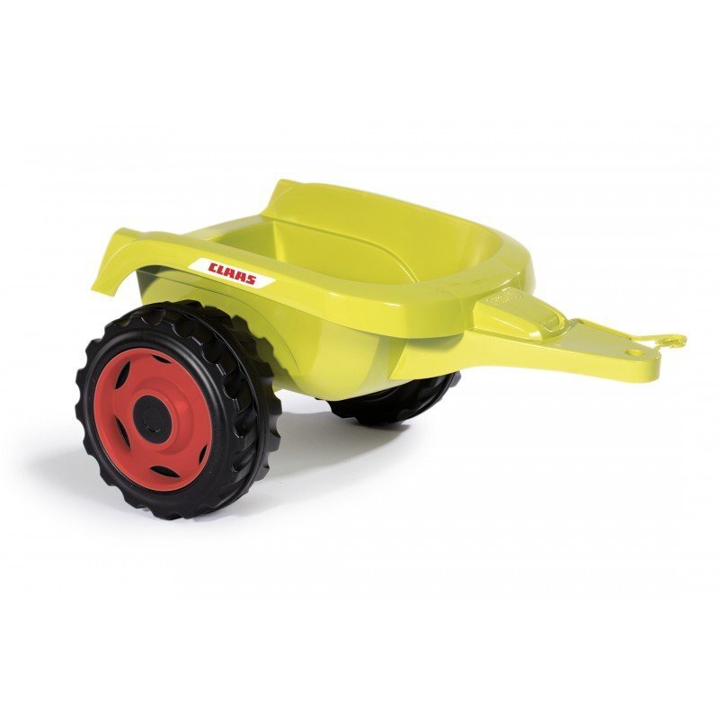 Pedāļu minamais traktors ar piekabi Smoby Claas Arion 400, zaļš cena un informācija | Rotaļlietas zīdaiņiem | 220.lv
