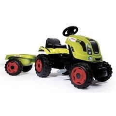 Pedāļu minamais traktors ar piekabi Smoby Claas Arion 400, zaļš цена и информация | Игрушки для малышей | 220.lv