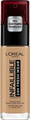 Grima pamats Loreal Paris Infallible 24h Fresh 30 ml, 260 Golden Sun cena un informācija | Grima bāzes, tonālie krēmi, pūderi | 220.lv