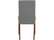 2-u krēslu komplekts Lucca, pelēks/brūns cena un informācija | Virtuves un ēdamistabas krēsli | 220.lv