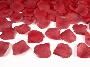 Dekoratīvas rožu ziedlapiņas, sarkanas, 1 kaste/60 iepak. (1 iepak./500 gab.) cena un informācija | Svētku dekorācijas | 220.lv