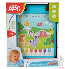 Rotaļlietu planšetdators ar skaņām un gaismām Simba ABC цена и информация | Игрушки для малышей | 220.lv