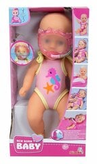 Кукла-младенец в купальнике Simba New Born Baby, 30 см цена и информация | Игрушки для девочек | 220.lv