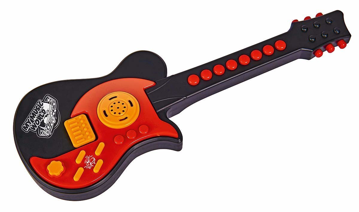 Elektroniskā rotaļu ģitāra Simba My Music World cena un informācija | Attīstošās rotaļlietas | 220.lv