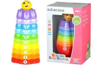 Цветная пирамида - формочки цена и информация | Игрушки для малышей | 220.lv