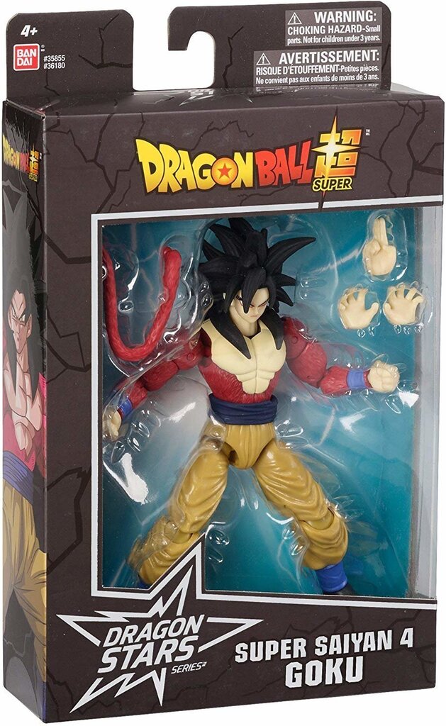 Figūriņa ar piederumiem Dragon Ball Dragon Stars SS4 Goku, 36180, 16 cm cena un informācija | Rotaļlietas zēniem | 220.lv