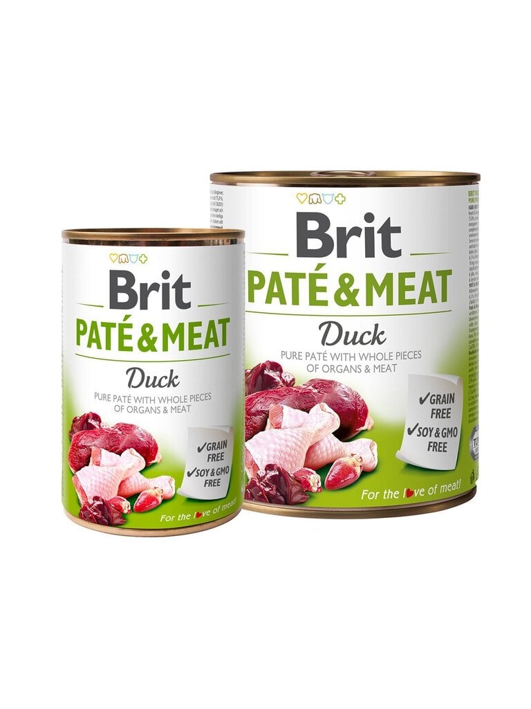 Brit Care Duck Pate&Meat Konservēts 800g Suņiem цена и информация | Konservi suņiem | 220.lv