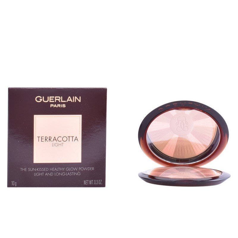 Kompakts pūderis Guerlain Terracotta Light 10 g, 03 Natural Warm cena un informācija | Grima bāzes, tonālie krēmi, pūderi | 220.lv