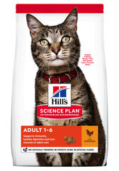 Hill&#039;s Science Plan Adult barība kaķiem ar vistas garšu, 3kg cena un informācija | Sausā barība kaķiem | 220.lv