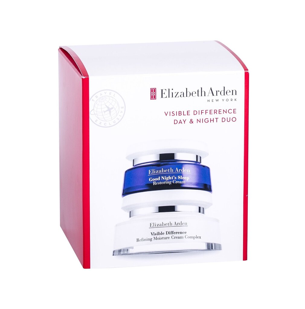 Komplekts Elizabeth Arden Visible Difference: dienas krēms 100 ml + nakts krēms 50 ml цена и информация | Sejas krēmi | 220.lv