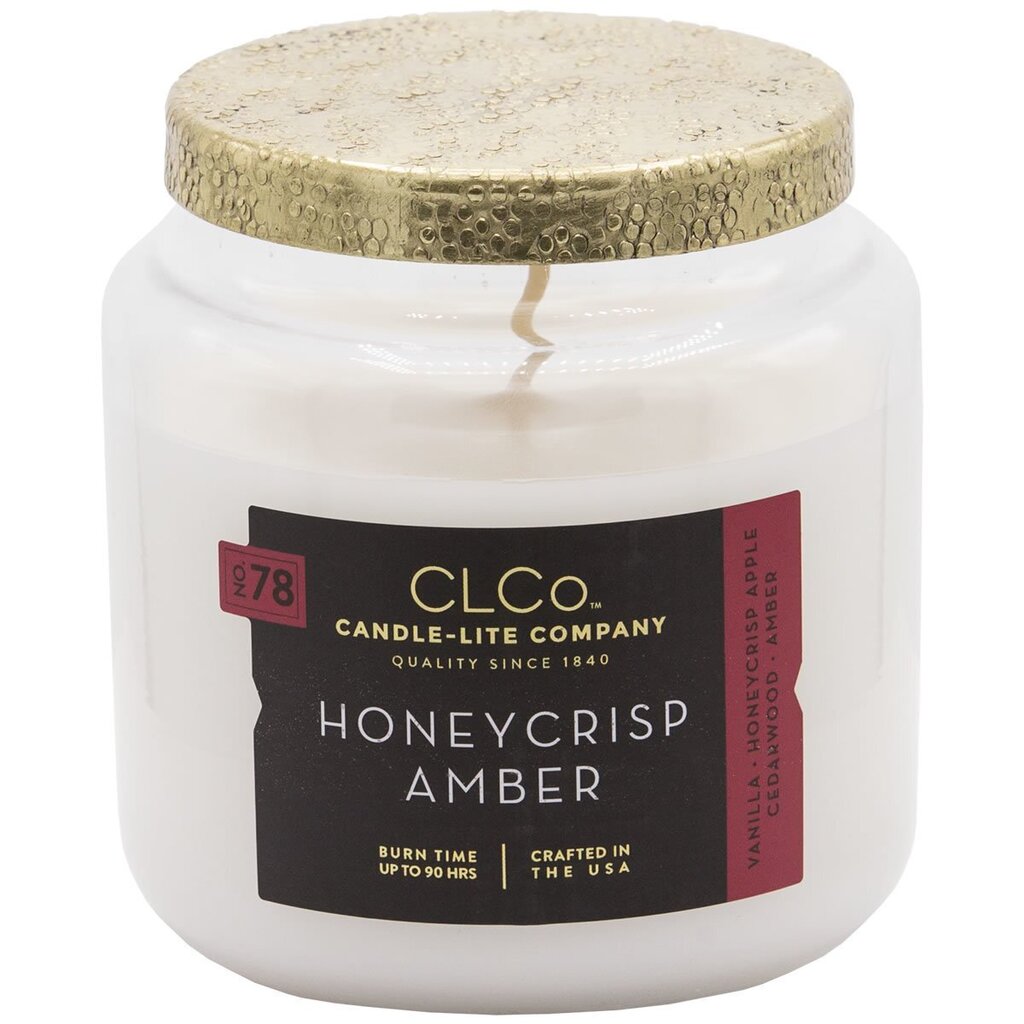 Candle-Lite aromātiska svece ar vāciņu Honeycrisp Amber, 396 g цена и информация | Sveces un svečturi | 220.lv