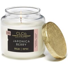 Candle-Lite aromātiska svece ar vāciņu Japonica Berry, 396 g cena un informācija | Sveces un svečturi | 220.lv