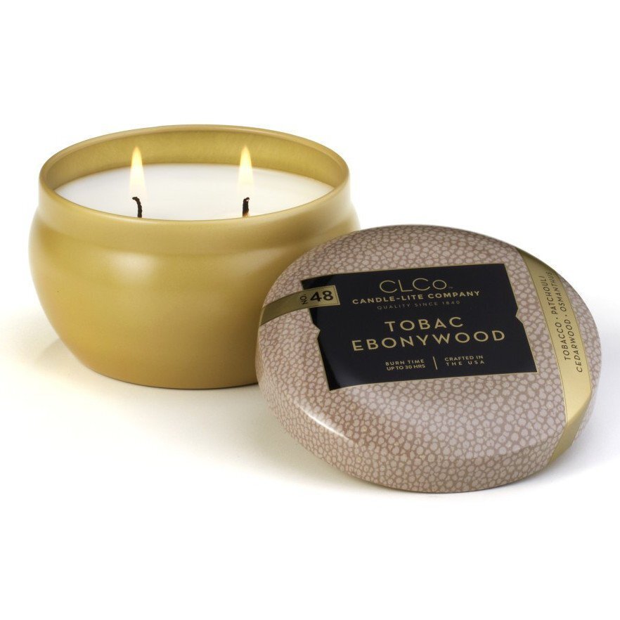 Candle-Lite aromātiska svece Tobac Ebonywood, 177 g cena un informācija | Sveces un svečturi | 220.lv