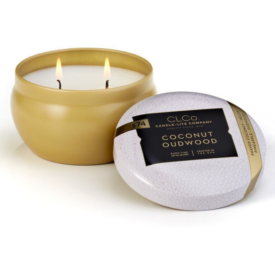 Candle-Lite aromātiska svece Coconut Oudwood, 177 g цена и информация | Sveces un svečturi | 220.lv