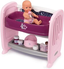 Кукла с кроваткой 2 in 1 Smoby Baby Nurse цена и информация | Игрушки для малышей | 220.lv