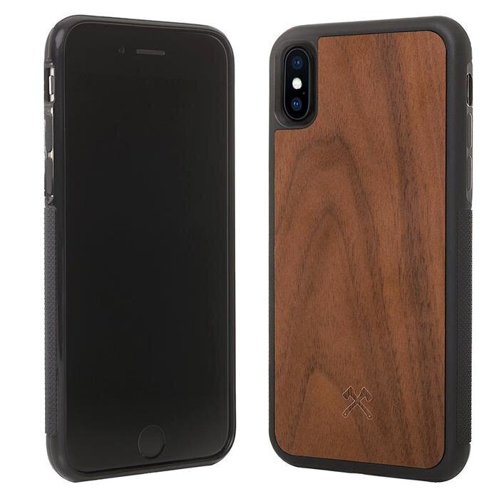 Woodcessories EcoCase Shockproof series iPhone Xs Max walnut eco280 cena un informācija | Telefonu vāciņi, maciņi | 220.lv