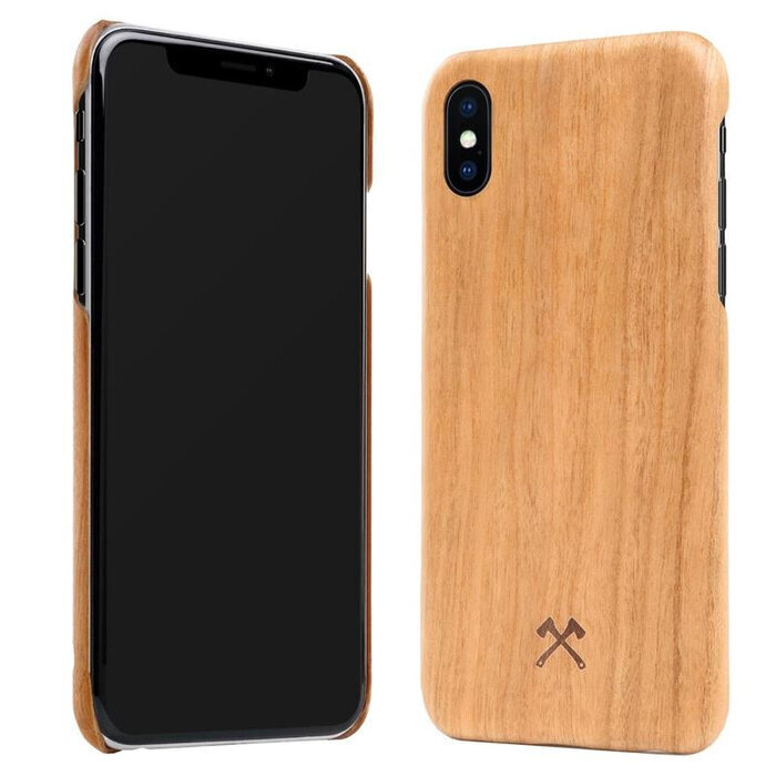 Woodcessories Slim Series EcoCase iPhone Xs max cherry eco275 cena un informācija | Telefonu vāciņi, maciņi | 220.lv