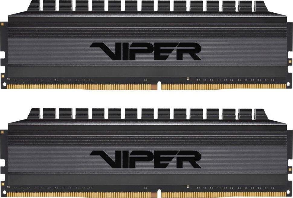 Memory Set Patriot Memory Viper 4 Blackout AMD PVB48G320C6K (DDR4 DIMM; 2 x 4 GB; 3200 MHz; 16) цена и информация | Operatīvā atmiņa (RAM) | 220.lv