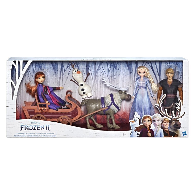 Leļļu un figūriņu ar ragavām komplekts Hasbro Ledus valsts 2 (Frozen 2) цена и информация | Rotaļlietas meitenēm | 220.lv