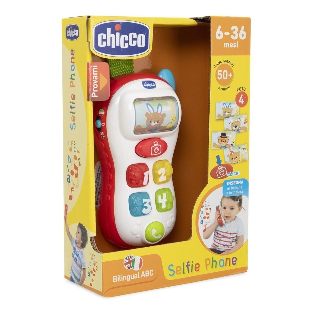 Rotaļlietu mobilais tālrunis Chicco EST, EN cena un informācija | Rotaļlietas zīdaiņiem | 220.lv