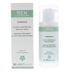 Nomierinoša sejas maska Ren Evercalm Ultra Comforting 50 ml cena un informācija | Sejas maskas, acu maskas | 220.lv