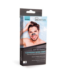 Очищающие кожу носа пластыри для мужчин IDC Institute Dead Sea Minerals 5х0.5 г цена и информация | Маски для лица, патчи для глаз | 220.lv