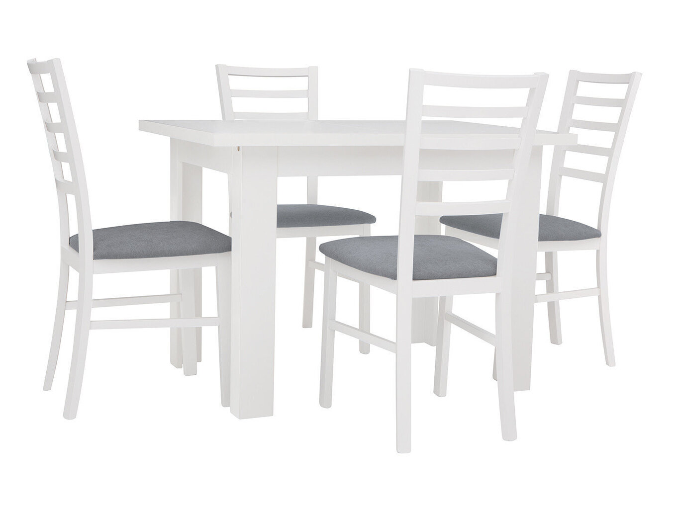 Pusdienu galds BRW Simple, balts cena un informācija | Virtuves galdi, ēdamgaldi | 220.lv