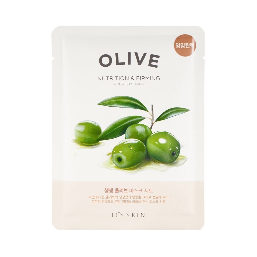 Loksnes sejas maska It's Skin The Fresh Olive 20 ml cena un informācija | Sejas maskas, acu maskas | 220.lv