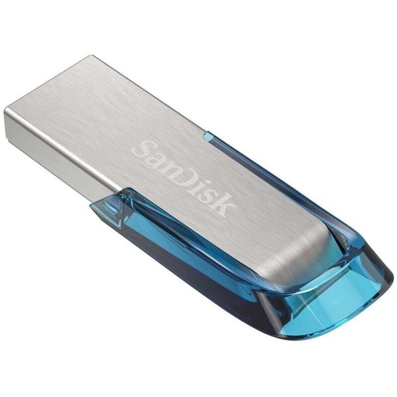 SanDisk Ultra Flair USB 3.0 128GB, Zils цена и информация | USB Atmiņas kartes | 220.lv