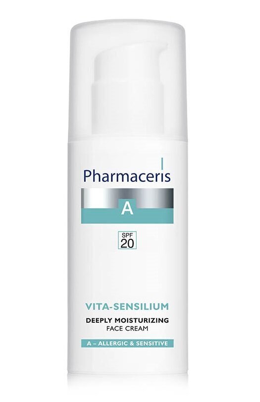 Mitrinošs krēms jutīgai ādai Pharmaceris A Vita-Sensilium, SPF20, 50 ml цена и информация | Sejas krēmi | 220.lv