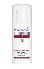 Крем для зрелой кожи лица Pharmaceris N Magni-Capilaril SPF10, 50 мл цена и информация | Наносите на чистую кожу лица. Подержите около 10-15 минут и смойте водой. | 220.lv