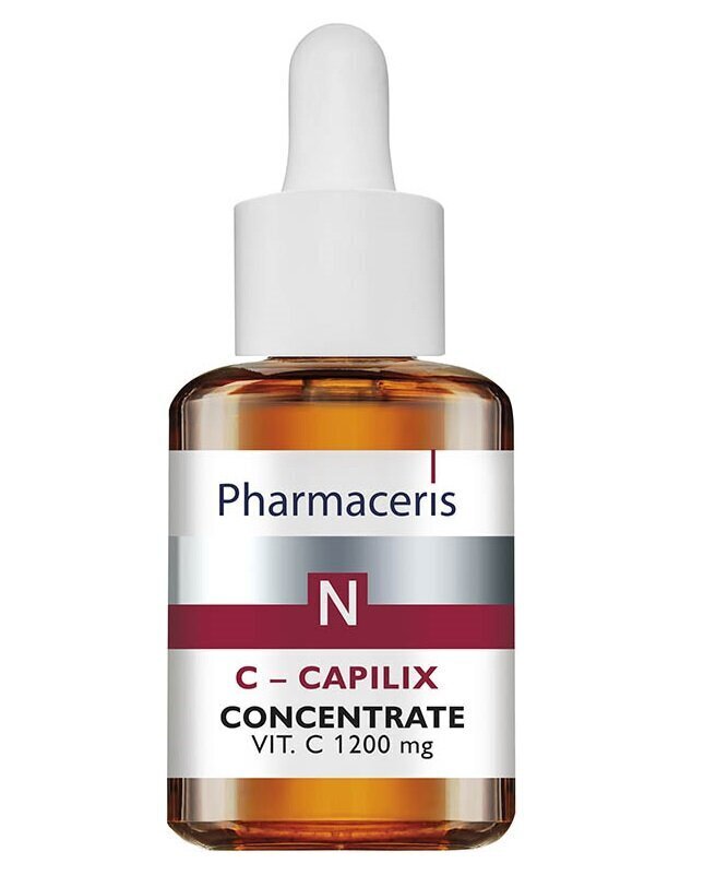 Stiprinošs sejas serums ar vit. C Pharmaceris N C Capilix, 30 ml cena un informācija | Serumi sejai, eļļas | 220.lv