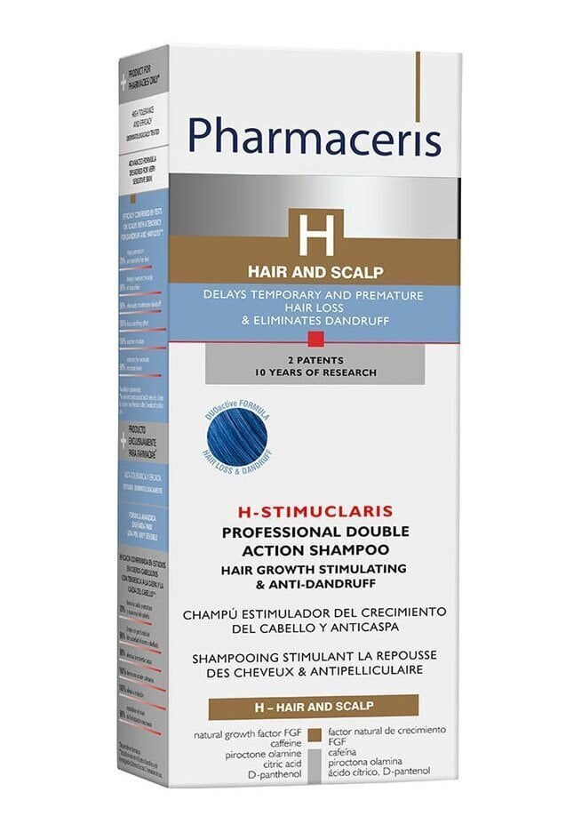 Izaugsmi veicinošs šampūns pret blaugznām Pharmaceris H Stimuclaris, 250 ml cena un informācija | Šampūni | 220.lv