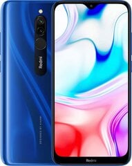 Xiaomi Redmi 8 32GB, Dual SIM, Sapphire Blue цена и информация | Мобильные телефоны | 220.lv